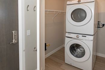 In Home Full Size Washer And Dryer at Grove80 Apartments, Cottage Grove, MN, 55016